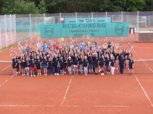 Rekordbeteiligung beim ersten Tenniscamp in den Ferien