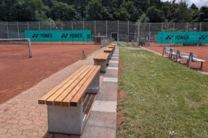 Zuschauerfreundlicher Umbau auf der Tennisanlage